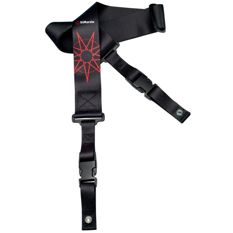 DiMarzio Jim Root #4 Black Cliplock Guitar Strap-DiMarzio-Infinite Music