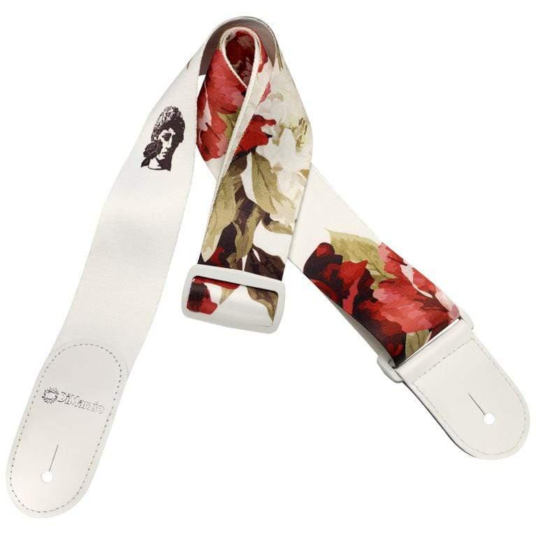 DiMarzio Polyphia Floral Muse White Standard Guitar Strap-DiMarzio-Infinite Music