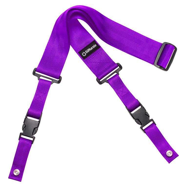 DiMarzio Purple Nylon Cliplock Guitar Strap-DiMarzio-Infinite Music