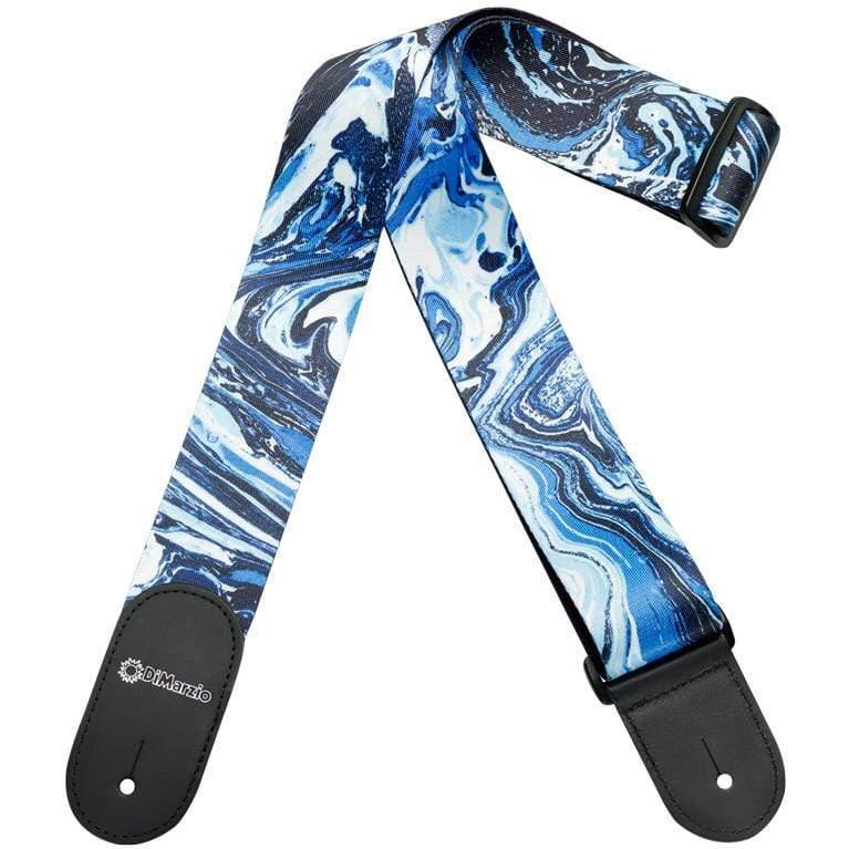 DiMarzio Steve Vai Print Blue Universe Guitar Strap-DiMarzio-Infinite Music