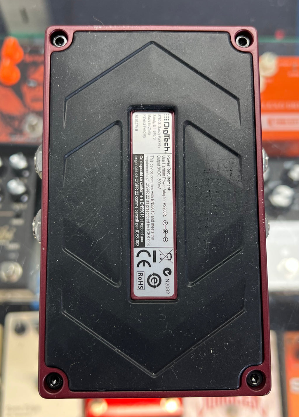 DigiTech Hardwire Series RV7 Reverb Effect Pedal (Pre Owned)-Digitech-Infinite Music