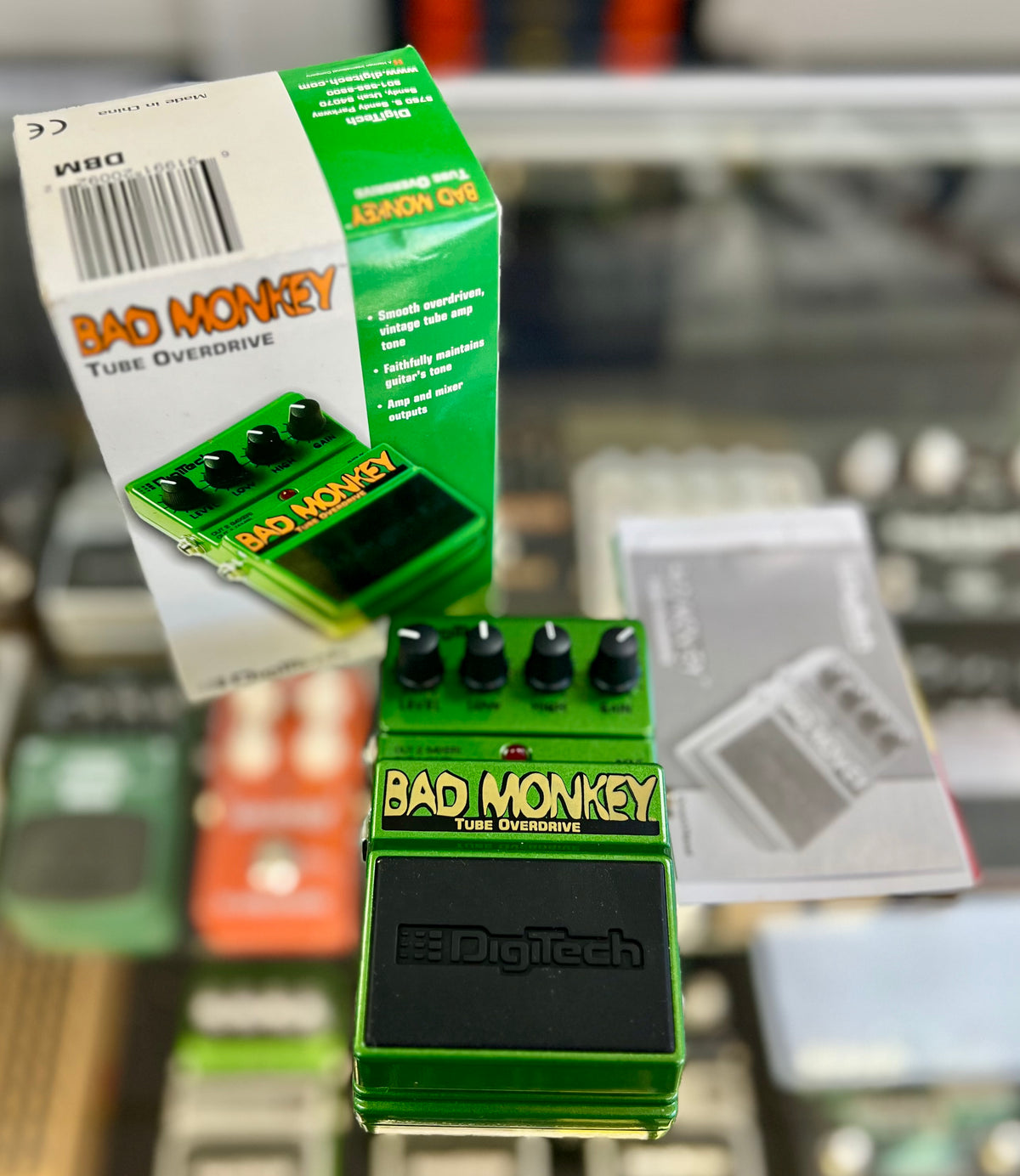 Digitech Bad Monkey Overdrive Pedal (In Box-Mint) (Pre Owned)-Digitech-Infinite Music
