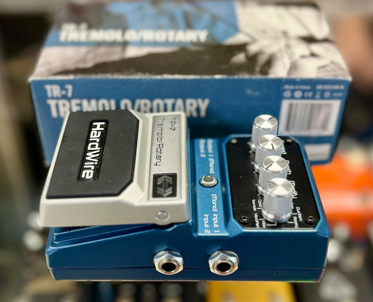 Digitech HardWire TR-7 Tremolo and Rotary Pedal w/ Box (Pre Owned)-Digitech-Infinite Music