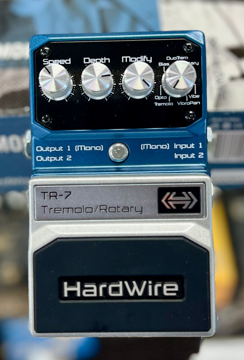 Digitech HardWire TR-7 Tremolo and Rotary Pedal w/ Box (Pre Owned)-Digitech-Infinite Music