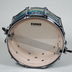 Dixon 14 x 6.5" Artisan Series Ash Snare Drum - Satin Enchanted Blue Reverse Burst-Dixon-Infinite Music
