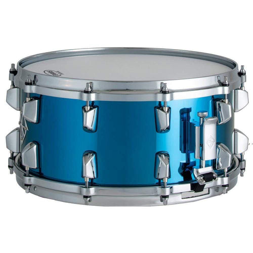 Dixon Artisan Series 14x6.5" Blue Titanium Plated Steel Snare Drum-Dixon-Infinite Music