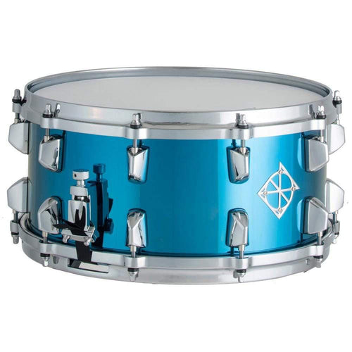 Dixon Artisan Series 14x6.5" Blue Titanium Plated Steel Snare Drum-Dixon-Infinite Music