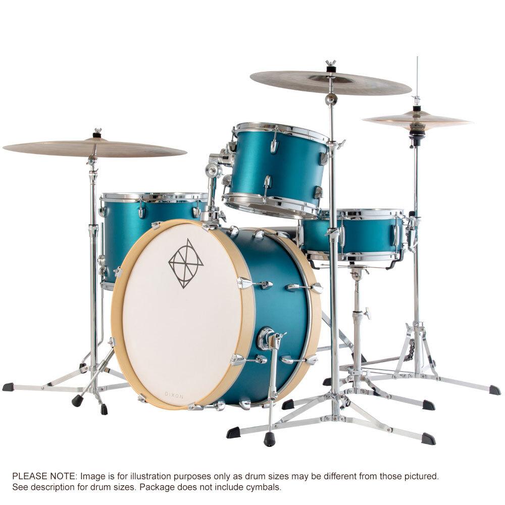 Dixon Spark Special Edition 422 Series 4-Pce Drum Kit - Dark Green Finish-Dixon-Infinite Music