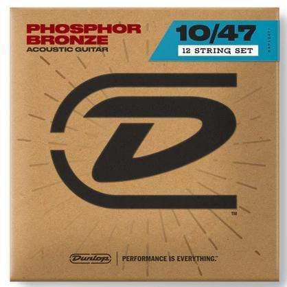 Dunlop DTP10 12 String Acoustic Guitar String Set - Light 10-47-Dunlop-Infinite Music