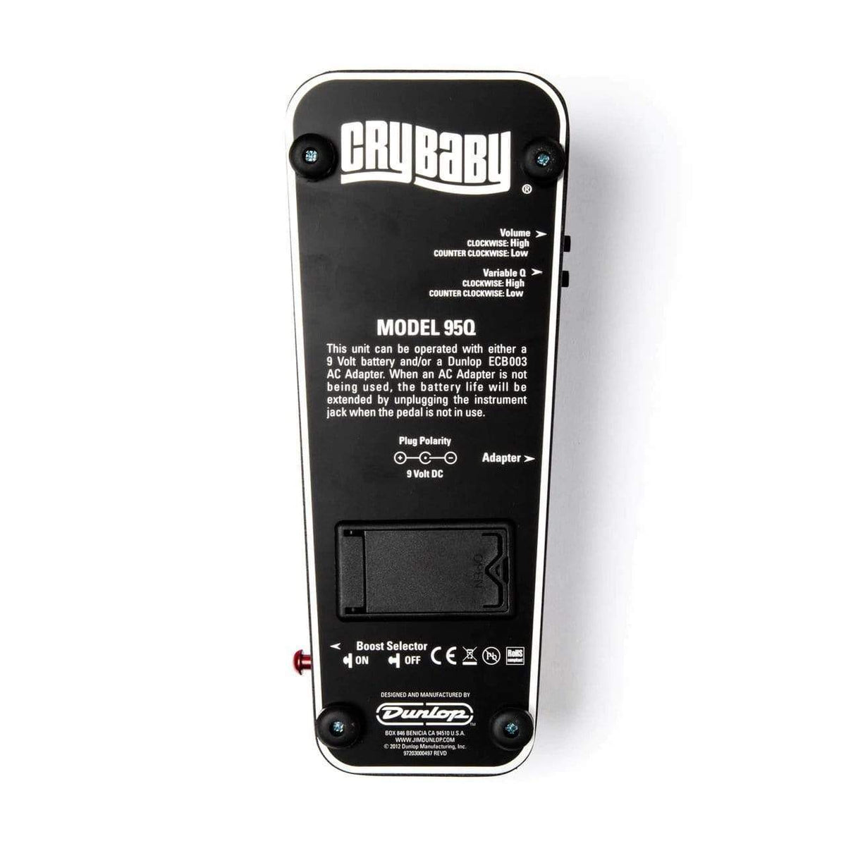 Dunlop GCB95Q Cry Baby Wah Guitar Pedal-Dunlop-Infinite Music