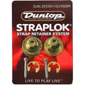 Dunlop J103BR Guitar Brass Straplocks - Pair-Dunlop-Infinite Music
