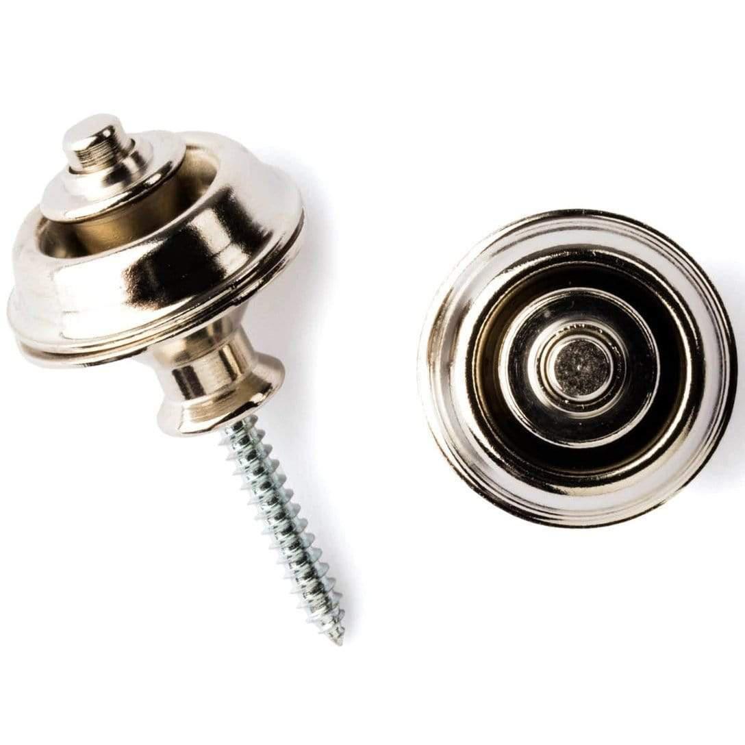 Dunlop J103N Guitar Nickel Straplocks - Pair-Dunlop-Infinite Music