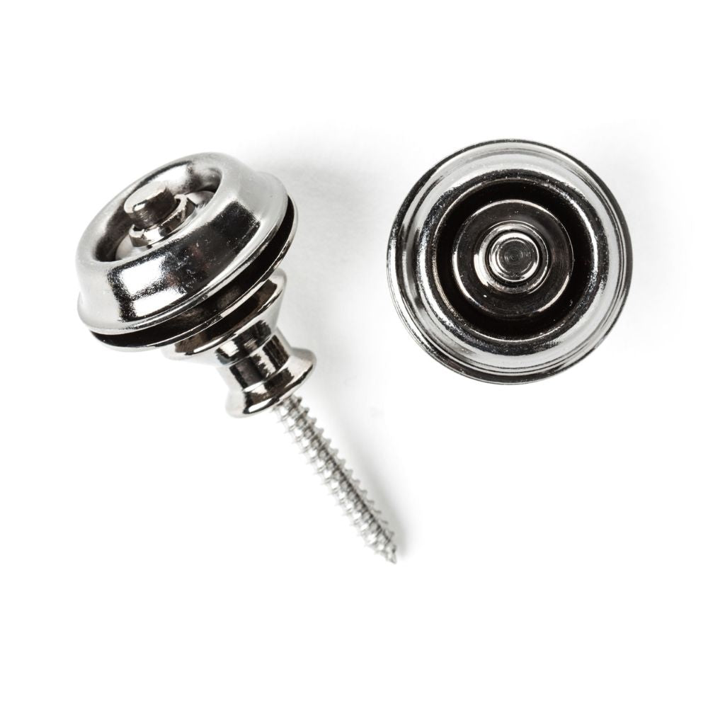 Dunlop J103VN Vintage Nickel Guitar Straplocks - Pair-Dunlop-Infinite Music