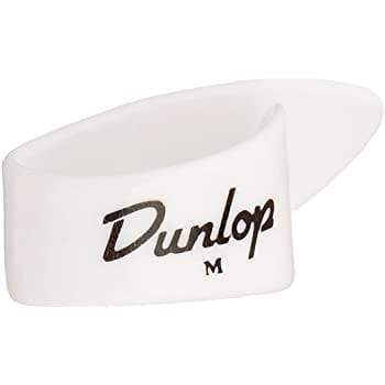 Dunlop White Plastic Left Hand Medium Thumb Pick-Dunlop-Infinite Music