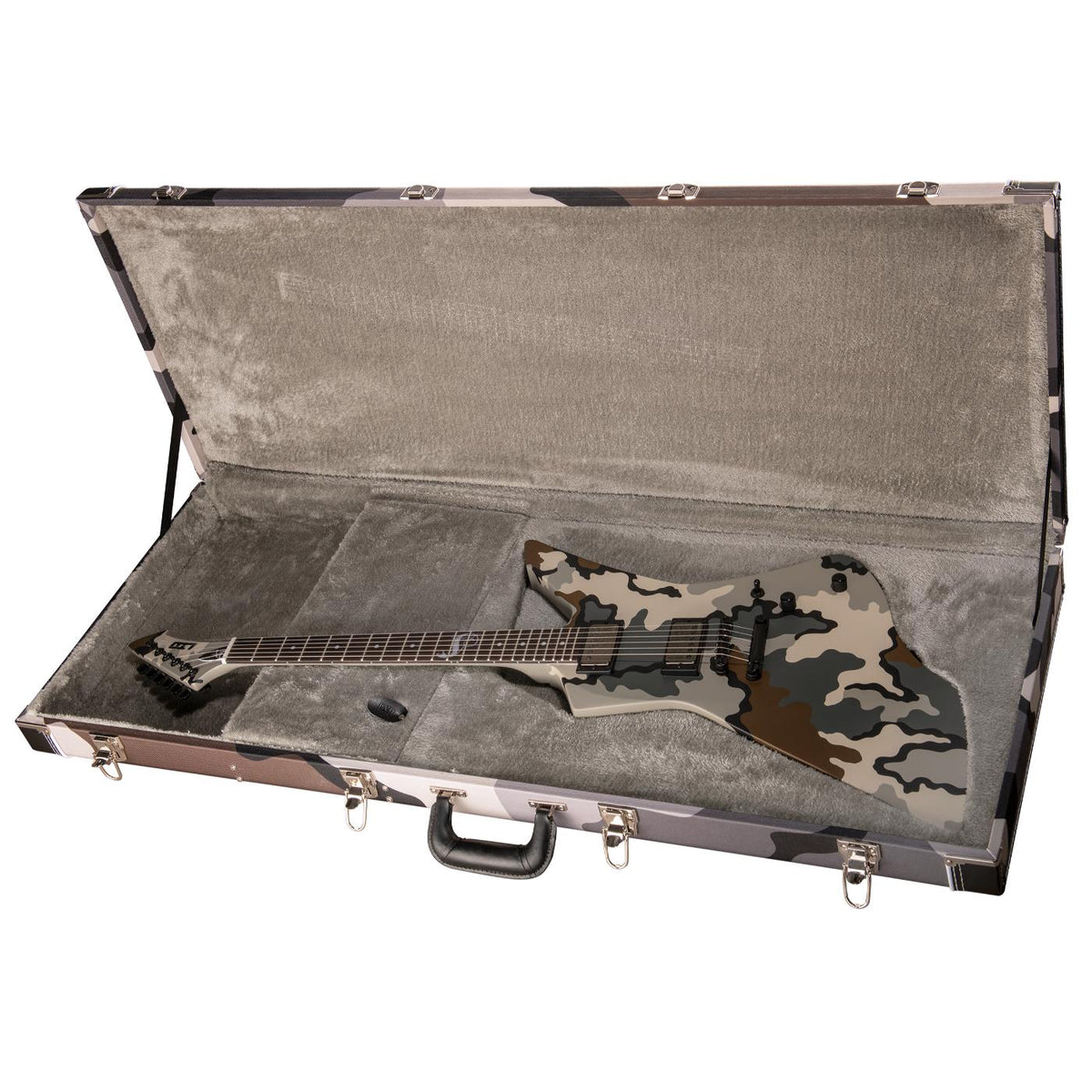 ESP LTD James Hetfield Signature Series Snakebyte Guitar w/Case - Kuiu Camo Satin-ESP-Infinite Music