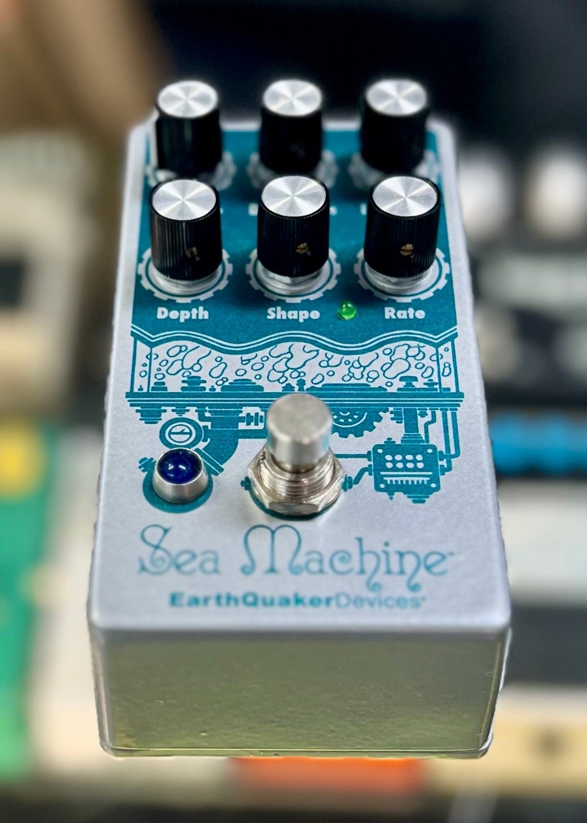 EarthQuaker Devices Sea Machine v3 Super Chorus Pedal W/- Box ( Pre Owned)-EarthQuaker Devices-Infinite Music