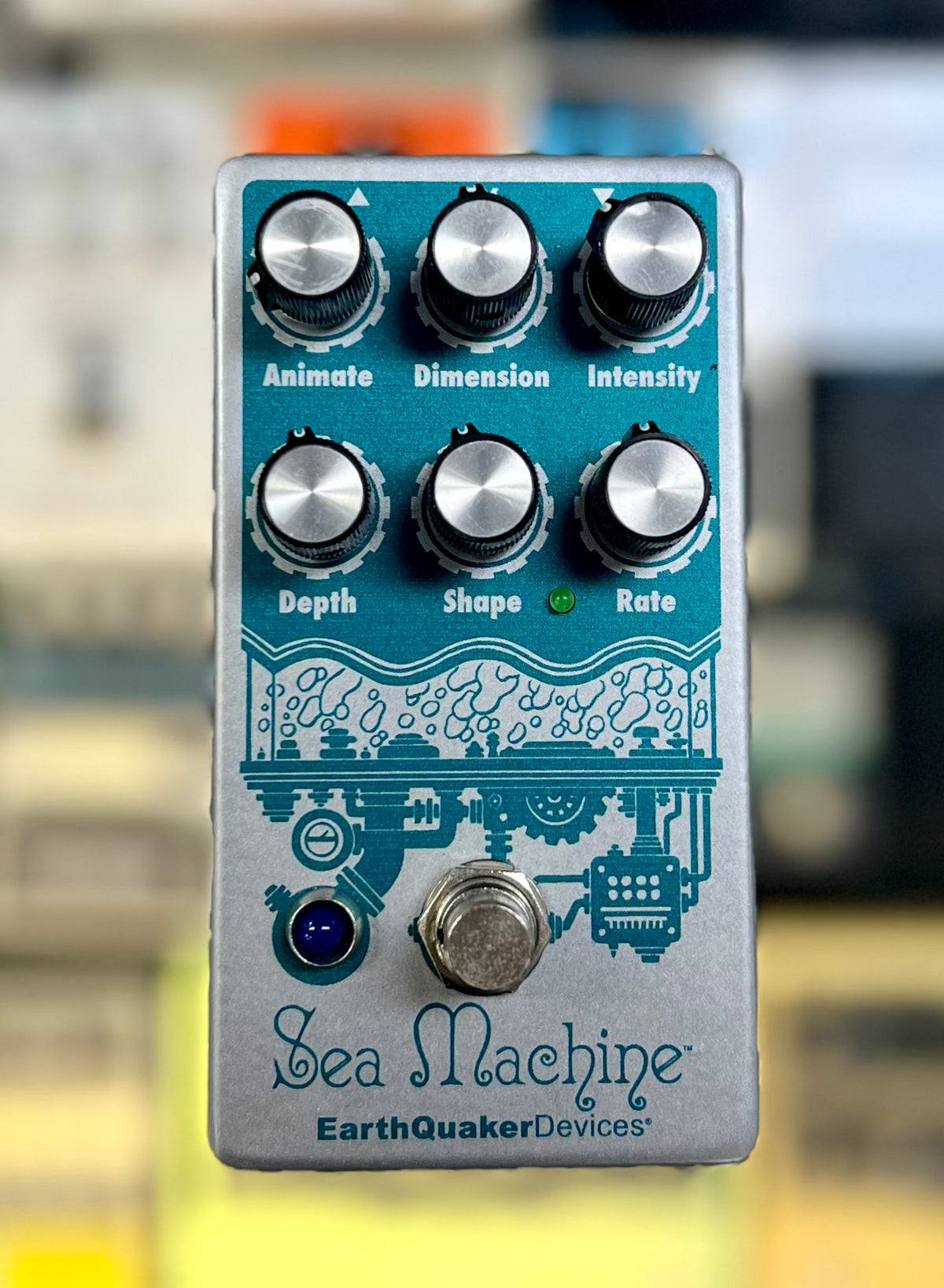 EarthQuaker Devices Sea Machine v3 Super Chorus Pedal W/- Box ( Pre Owned)-EarthQuaker Devices-Infinite Music