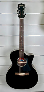 Eastman PCH2-GACE BK Acoustic Electric Guitar ( Gloss Black Top) w/- Gig Bag-Eastman-Infinite Music