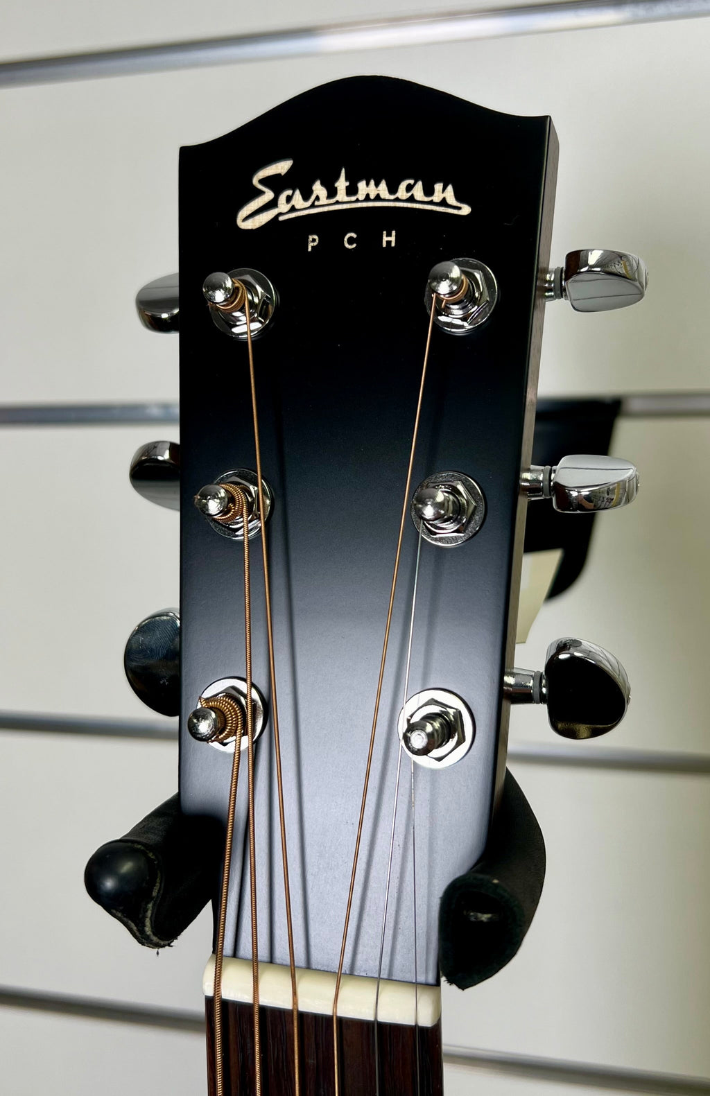 Eastman PCH2-GACE BK Acoustic Electric Guitar ( Gloss Black Top) w/- Gig Bag-Eastman-Infinite Music