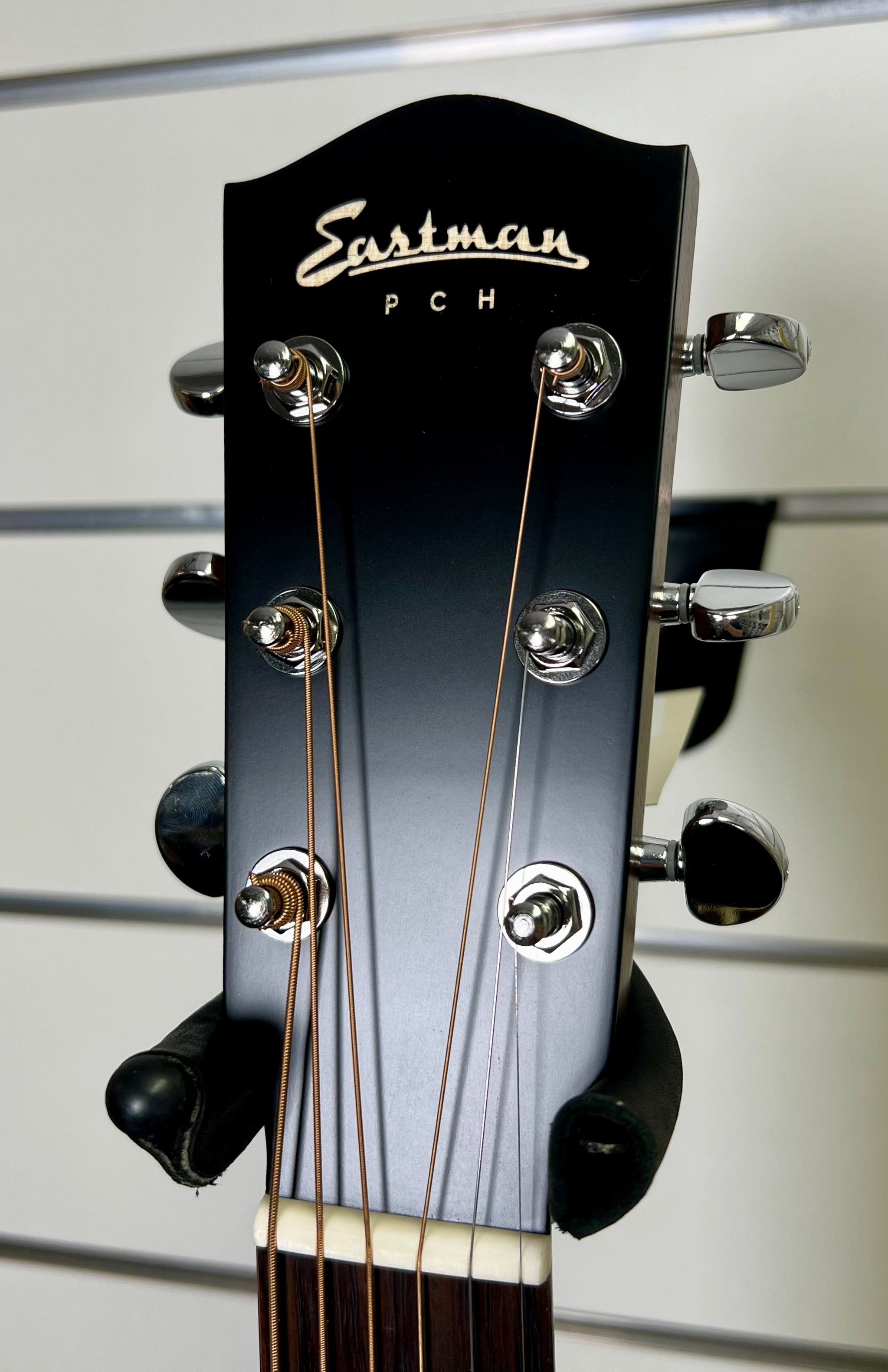 Eastman PCH2-GACE BK Acoustic Electric Guitar ( Gloss Black Top) w/- Gig Bag-Eastman-Infinite Music