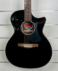 Eastman PCH2-GACE BK Acoustic Electric Guitar ( Gloss Black Top) w/- Gig Bag-Eastman-Infinite Music