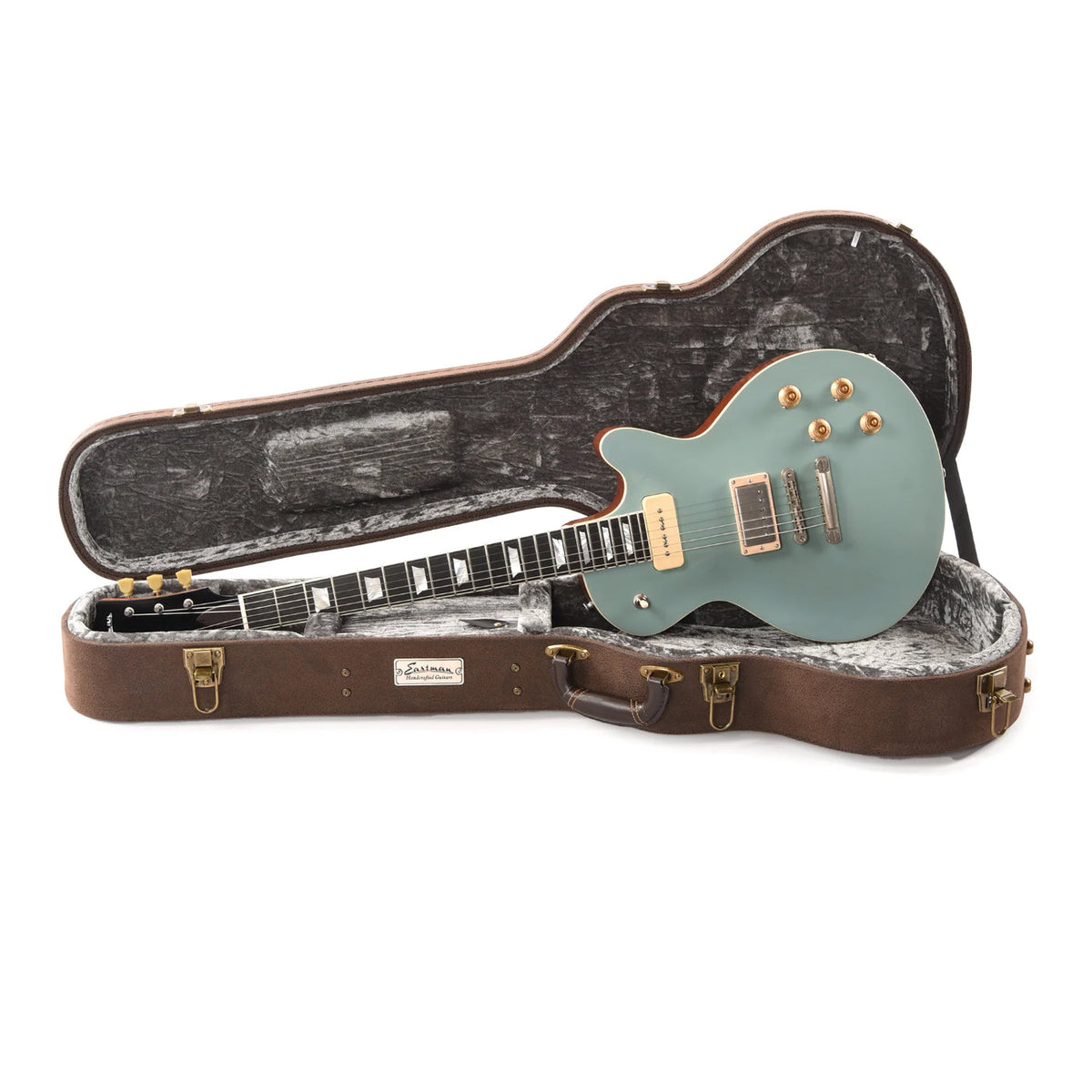 Eastman SB58/TV-LTD-FB Electric Guitar - Limited Edition - Faded Blue - W/ Hard Case-Eastman-Infinite Music