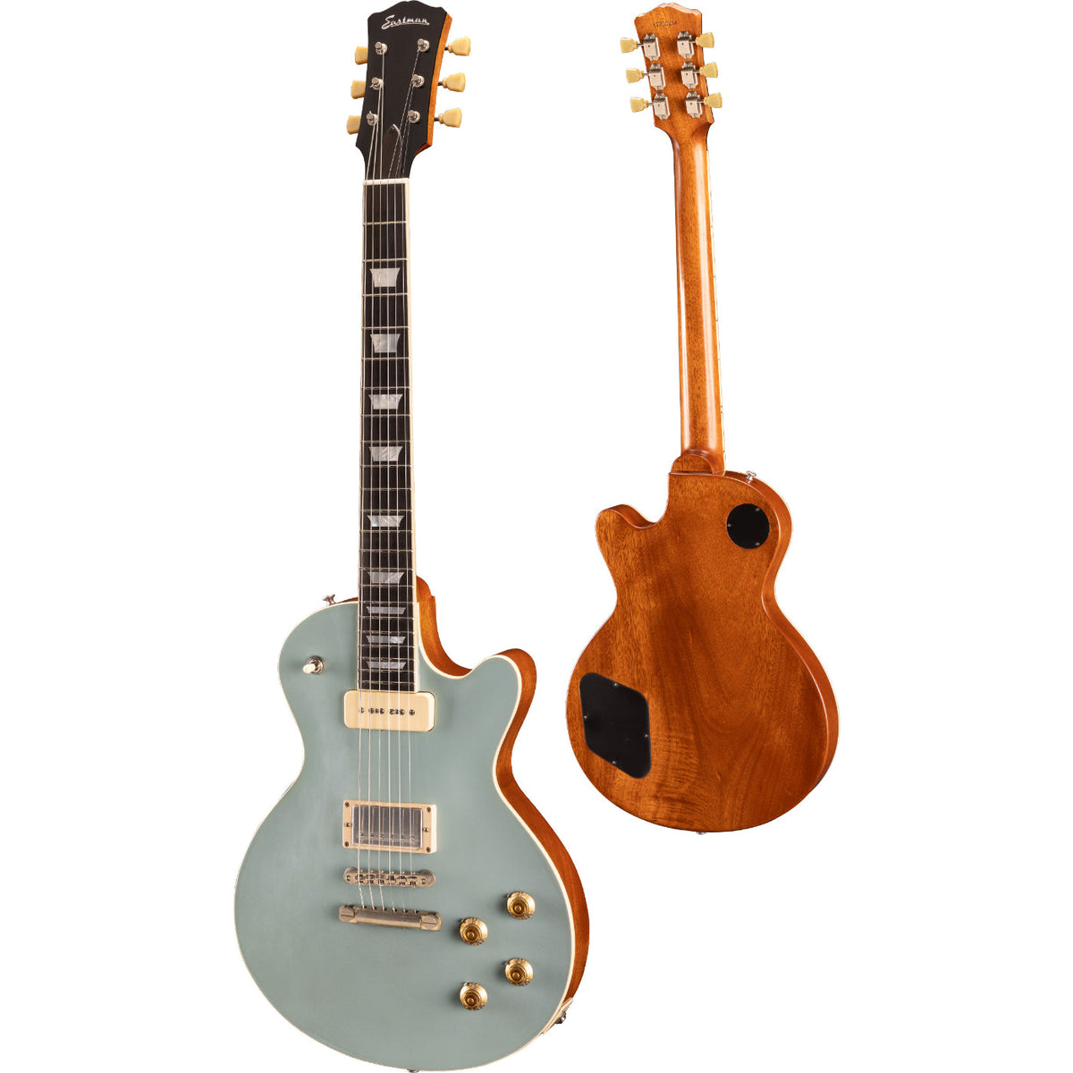 Eastman SB58/TV-LTD-FB Electric Guitar - Limited Edition - Faded Blue - W/ Hard Case-Eastman-Infinite Music