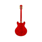 Eastman T486-RD Thinline Semi Hollowbody Electric Guitar - Red - W- Hard Case-Eastman-Infinite Music