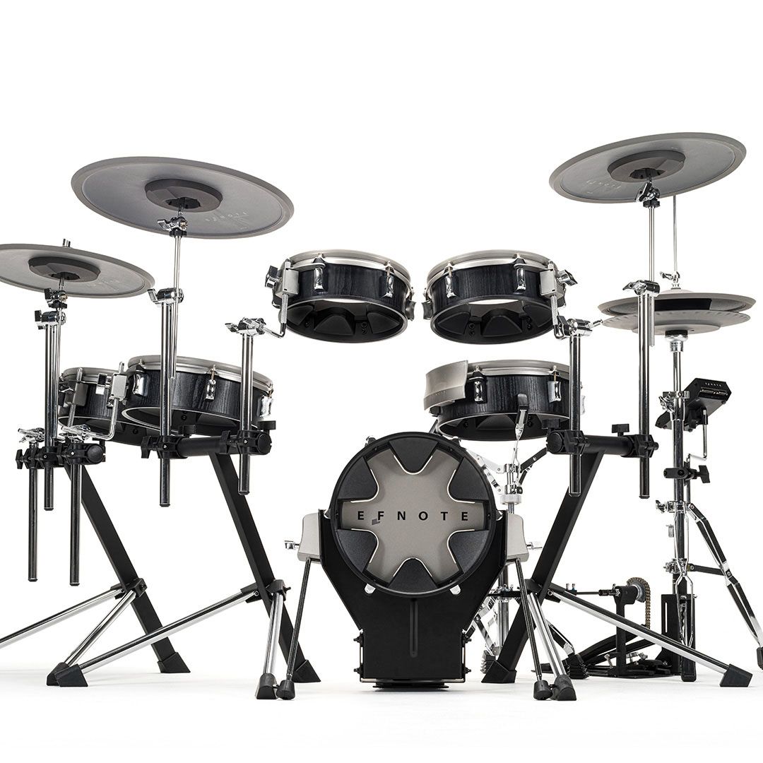 Efnote EST-3X Electronic Drum Kit - Matt Black - W/- Hardware-EFNOTE-Infinite Music