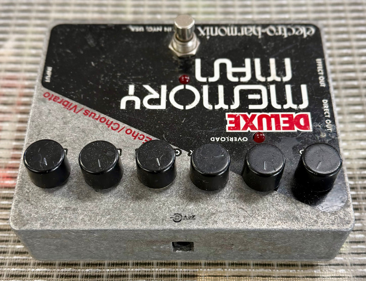 Electro-Harmonix Deluxe Memory Man Analogue Delay / Chorus / Vibrato Pedal Inc Power Adapter (Pre Owned)-Electro-Harmonix-Infinite Music