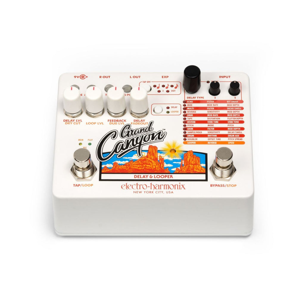 Electro-Harmonix Grand Canyon Delay & Looper Guitar Pedal-Electro-Harmonix-Infinite Music