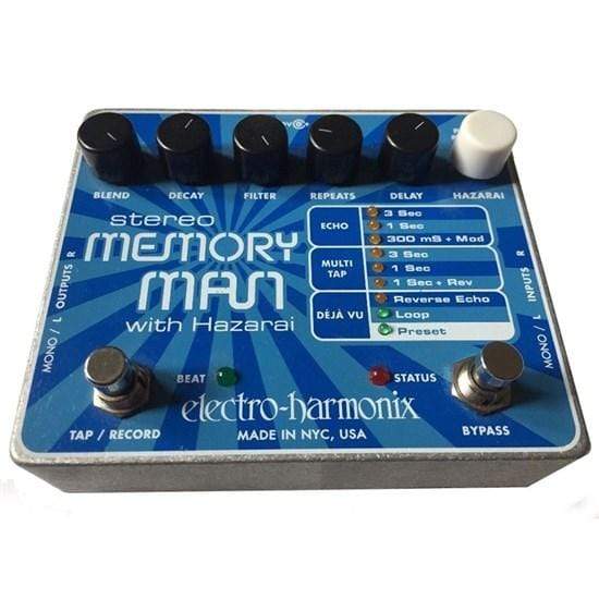 Electro-Harmonix Stereo Memory Man w/ Hazarai Digital Delay / Looper Guitar Pedal-Electro-Harmonix-Infinite Music