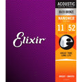 Elixir 11027 80/20 Bronze Nanoweb Acoustic Guitar String Set - Custom Light 11-52-Elixir-Infinite Music