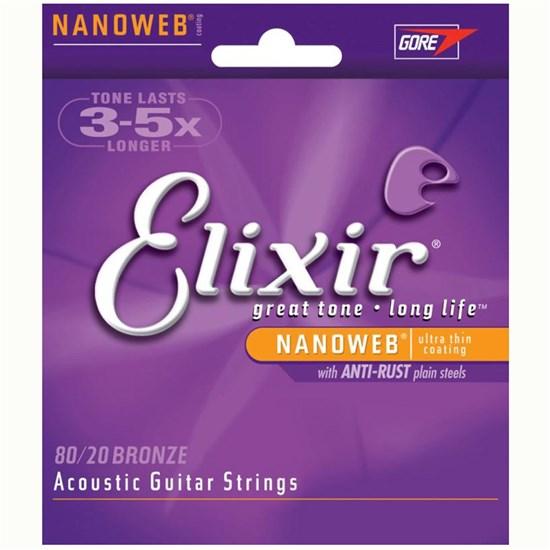 Elixir 11152 Nanoweb 80/20 12 String Guitar Light 10-47-Elixir-Infinite Music
