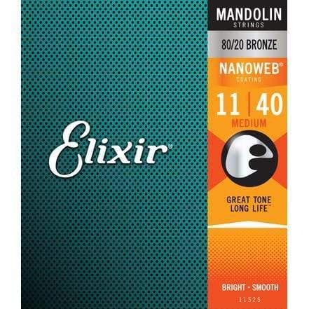 Elixir 11525 Nanoweb Mandolin string Set Medium 11-40-Elixir-Infinite Music