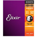 Elixir 16027 Phosphor Bronze Nanoweb Acoustic Guitar String Set - Custom Light 11-52-Elixir-Infinite Music