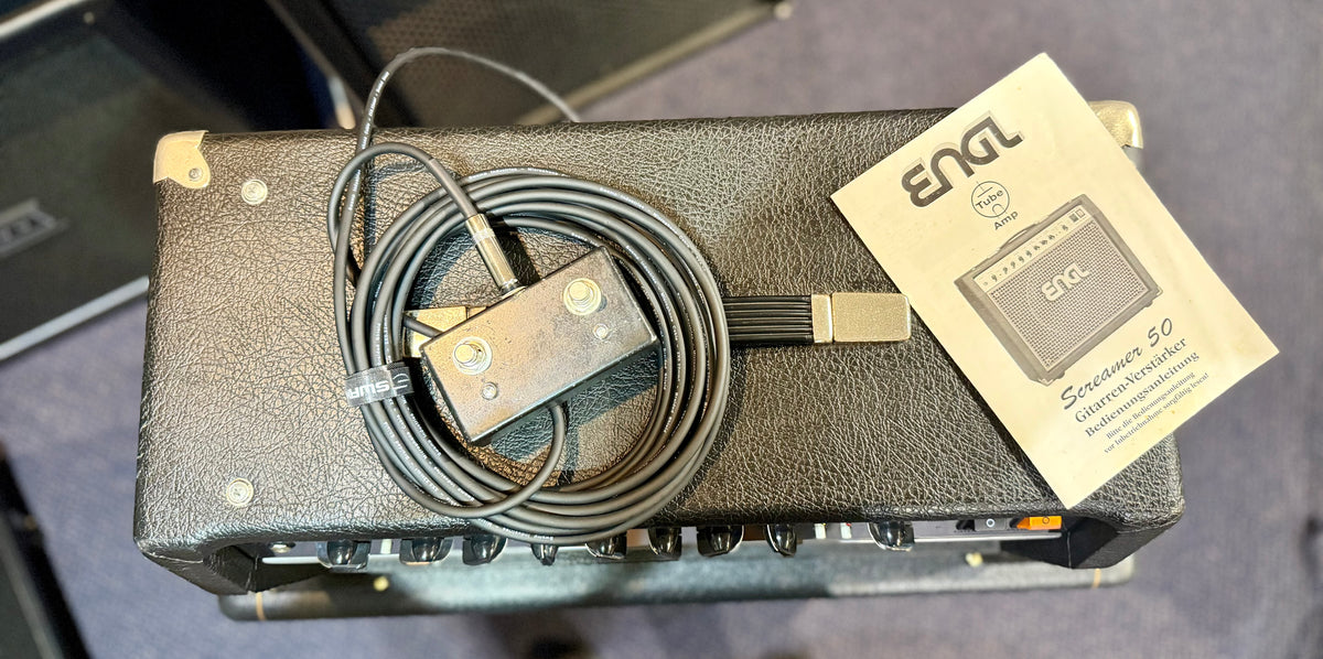 Engl Screamer 50 Valve Head w/- Footswitch (Pre Owned)-Engl-Infinite Music
