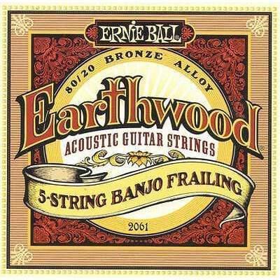 Ernie Ball 2061 Earthwood 80/20 Bronze 5-String Banjo Frailing Strings-Ernie Ball-Infinite Music