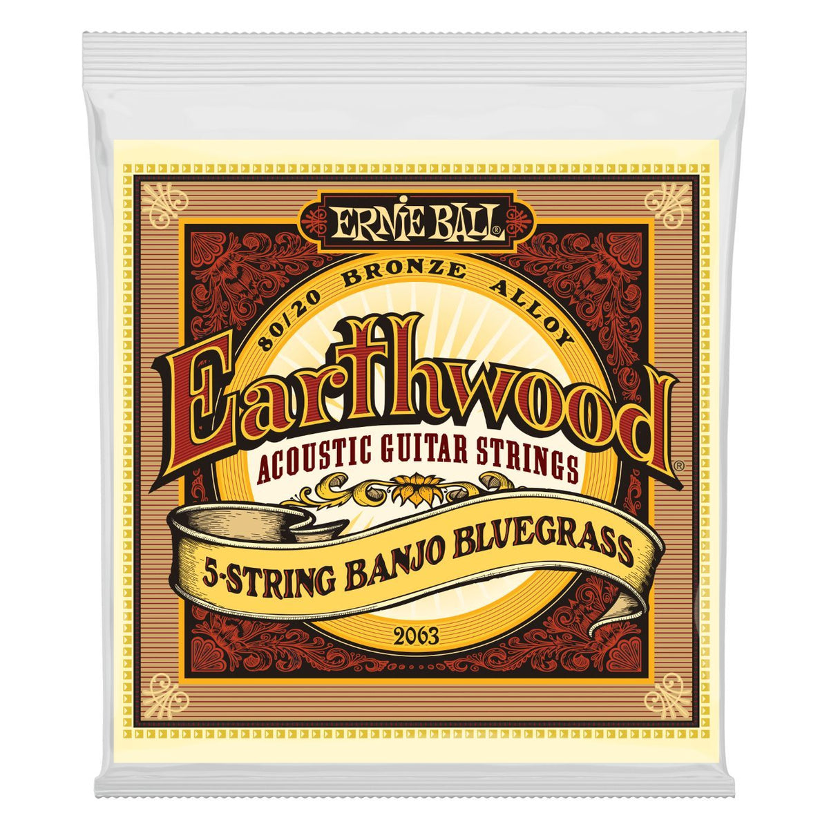 Ernie Ball 2063 Earthwood 5-String Bluegrass Banjo Strings - Loop End 9-20-Ernie Ball-Infinite Music