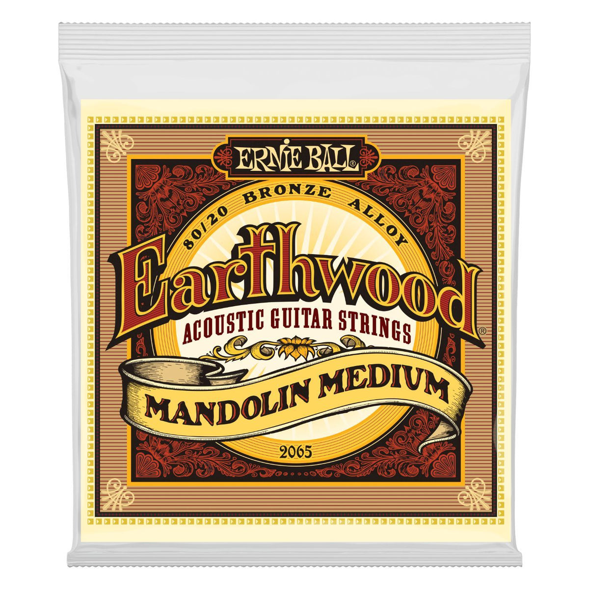 Ernie Ball 2065 Earthwood Bronze 80/20 Loop End Mandolin Strings - Medium 10-36-Ernie Ball-Infinite Music