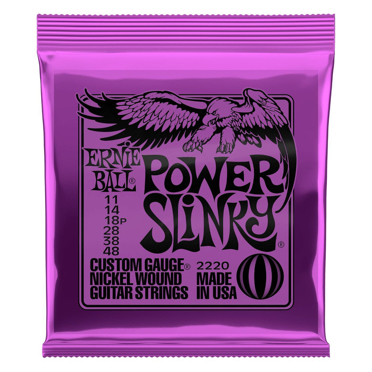 Ernie Ball 2220 Power Slinky Nickel Wound Electric Guitar Strings 11-48-Ernie Ball-Infinite Music