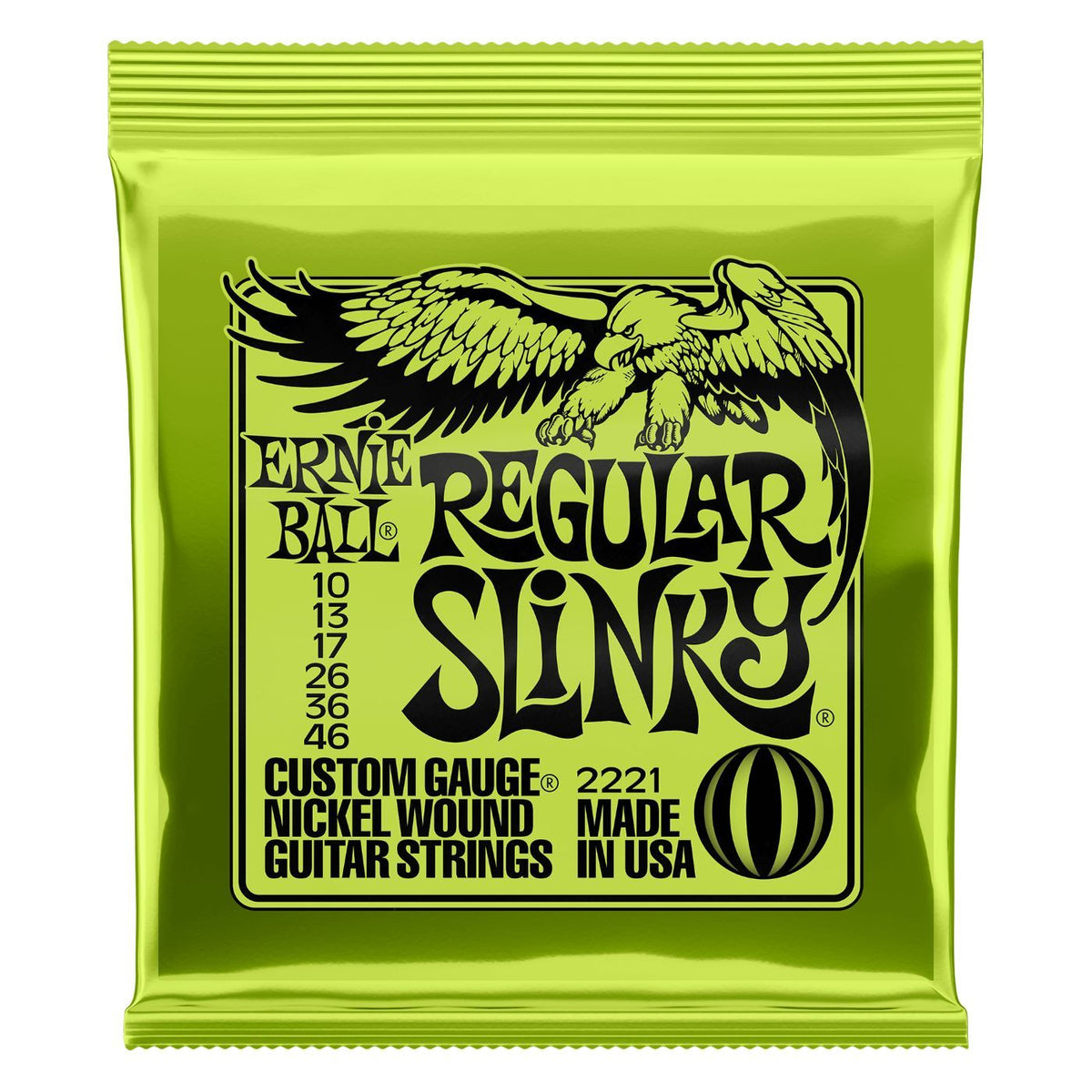 Ernie Ball 2221 Regular Slinky Nickel Wound Electric Guitar Strings - 10-46-Ernie Ball-Infinite Music