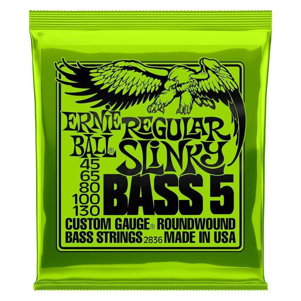 Ernie Ball 2836 Regular Slinky 5 String Bass Guitar Strings 45-130-Ernie Ball-Infinite Music