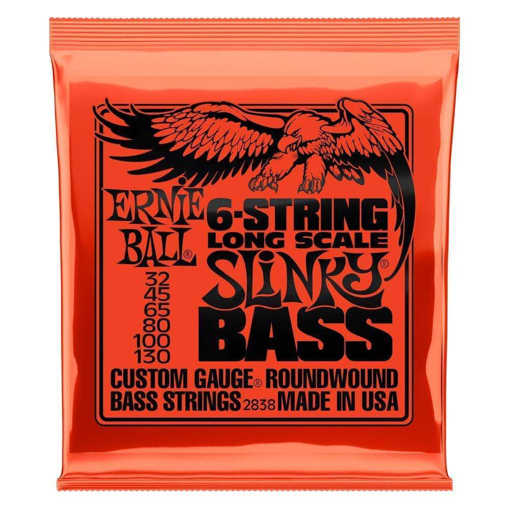 Ernie Ball 2838 Slinky Long Scale 6 String Bass Guitar Strings 32-130-Ernie Ball-Infinite Music