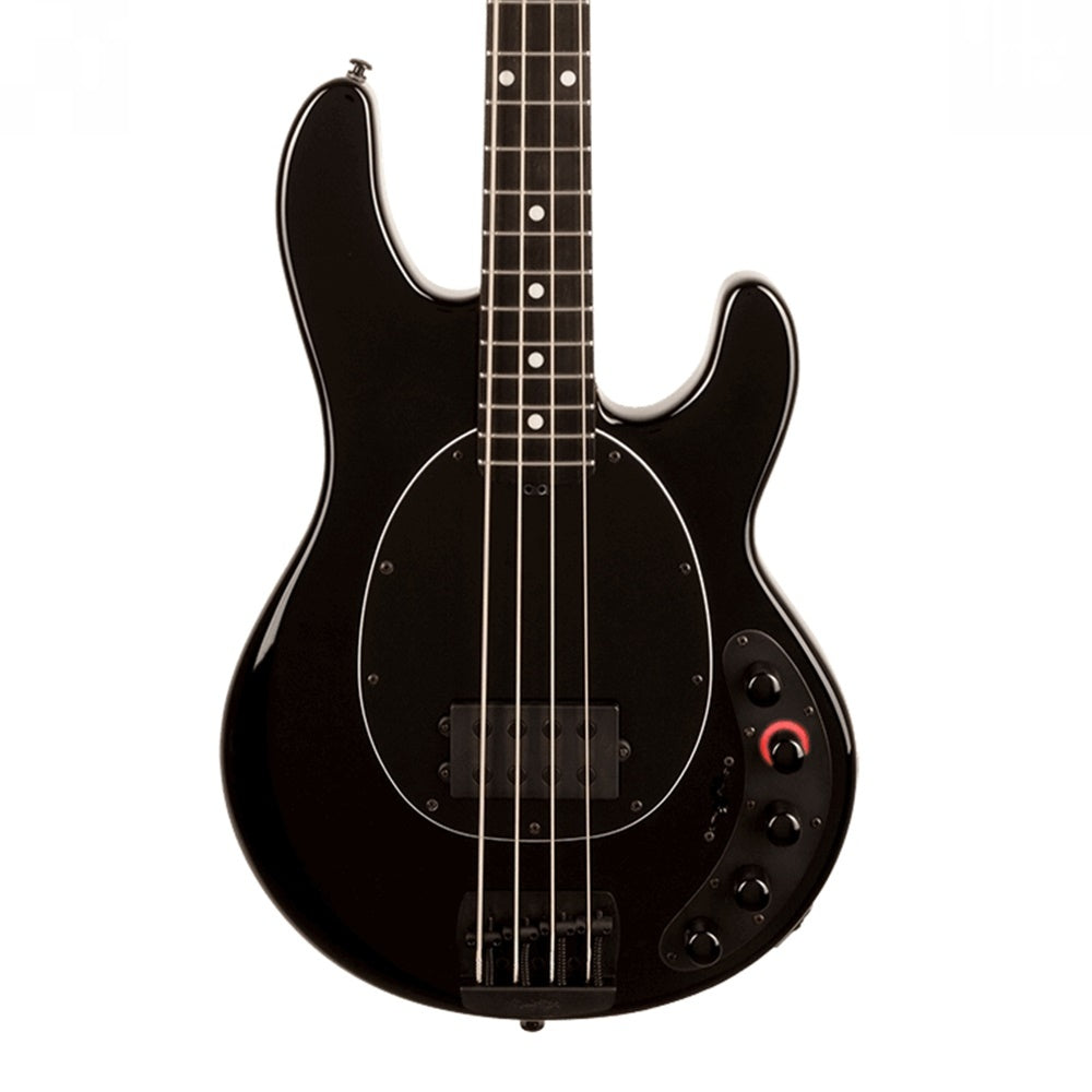 Ernie Ball Music Man DarkRay 4 Bass Guitar - Obisidian Black W/- Mono Premium Case-Ernie Ball Music Man-Infinite Music
