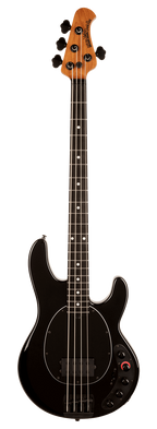 Ernie Ball Music Man DarkRay 4 Bass Guitar - Obisidian Black W/- Mono Premium Case-Ernie Ball Music Man-Infinite Music