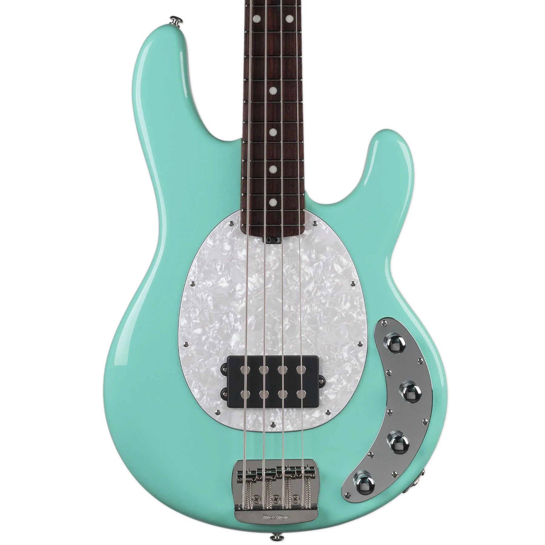 Ernie Ball Music Man StingRay Special 4 H Bass Guitar - Laguna Green W - G&G Hardcase-Ernie Ball Music Man-Infinite Music