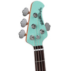 Ernie Ball Music Man StingRay Special 4 H Bass Guitar - Laguna Green W - G&G Hardcase-Ernie Ball Music Man-Infinite Music