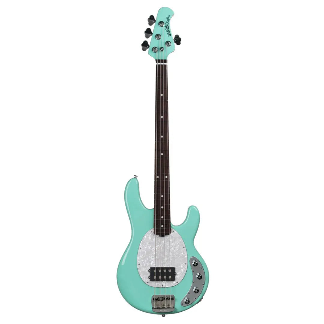 Ernie Ball Music Man StingRay Special 4 H Bass Guitar - Laguna Green W - G&G Hardcase