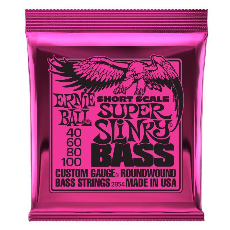 Ernie Ball Super Slinky Nickel Wound Short Scale Bass Strings - 40-100-Ernie Ball-Infinite Music